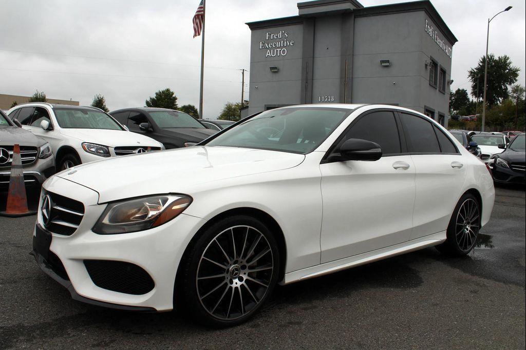 used 2018 Mercedes-Benz C-Class car, priced at $17,997