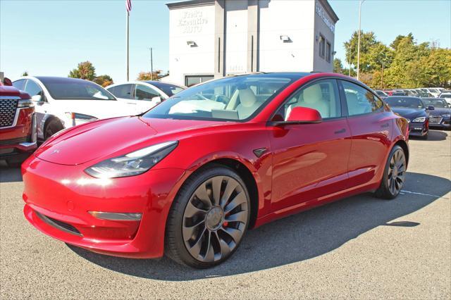 used 2021 Tesla Model 3 car, priced at $26,500