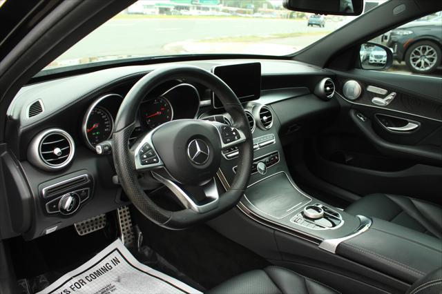 used 2017 Mercedes-Benz C-Class car, priced at $17,500