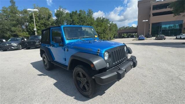 used 2016 Jeep Wrangler car, priced at $18,999
