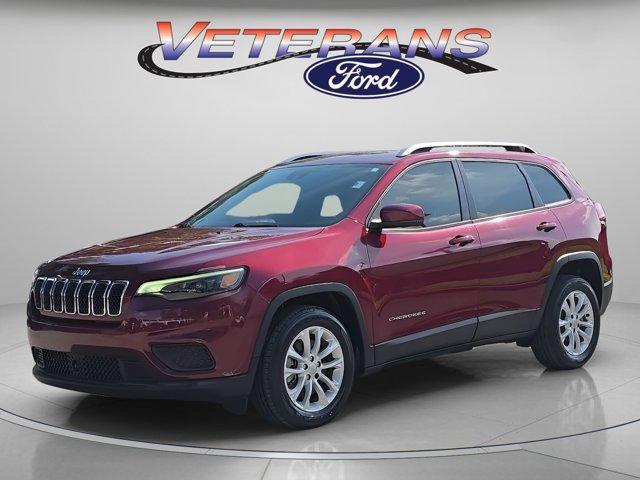 used 2021 Jeep Cherokee car, priced at $18,999