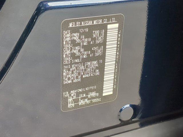 used 2020 Nissan Armada car, priced at $16,500