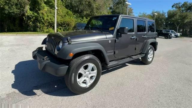 used 2017 Jeep Wrangler Unlimited car, priced at $18,983