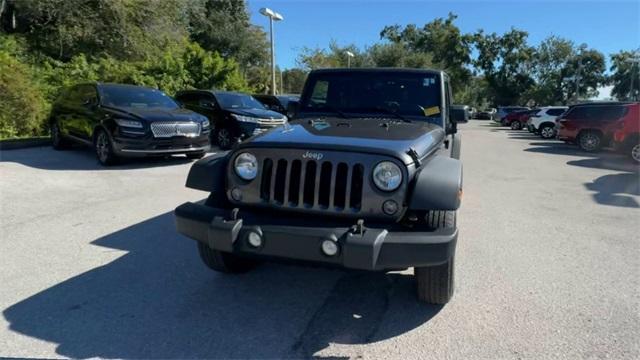 used 2017 Jeep Wrangler Unlimited car, priced at $18,983