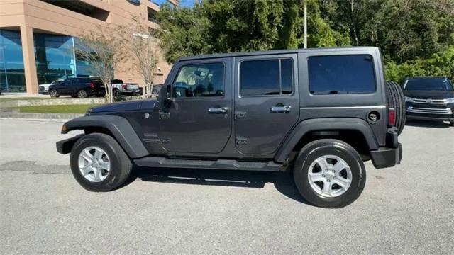 used 2017 Jeep Wrangler Unlimited car, priced at $18,983