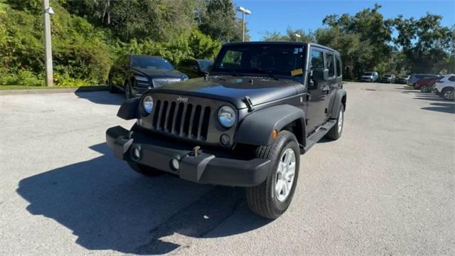 used 2017 Jeep Wrangler Unlimited car, priced at $18,983