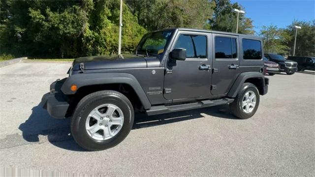 used 2017 Jeep Wrangler Unlimited car, priced at $18,983