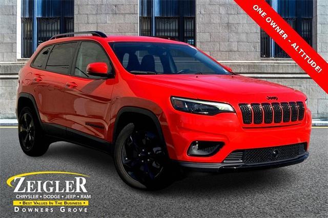 used 2021 Jeep Cherokee car, priced at $18,627