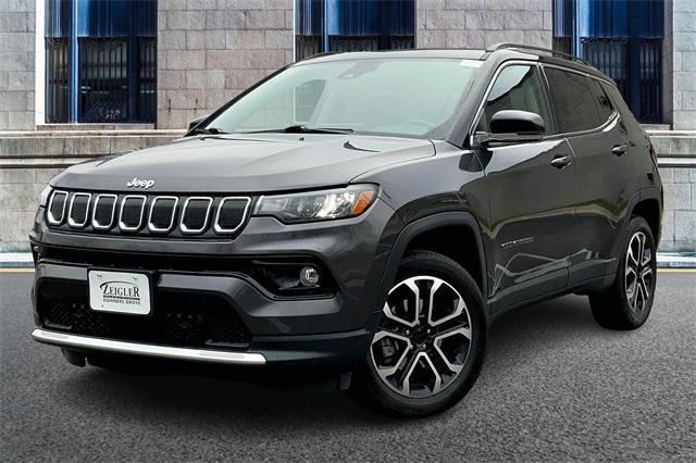 used 2022 Jeep Compass car, priced at $23,412