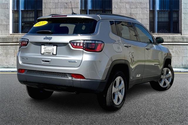 used 2021 Jeep Compass car, priced at $21,154