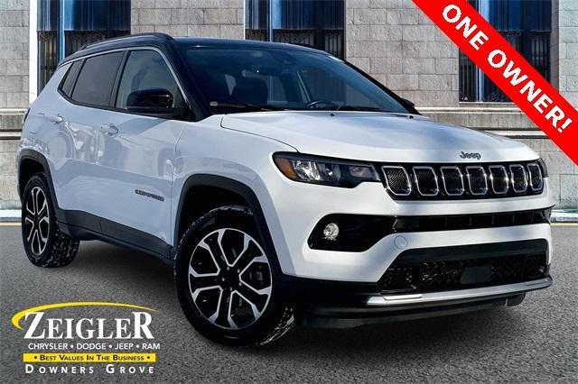 used 2022 Jeep Compass car, priced at $21,417