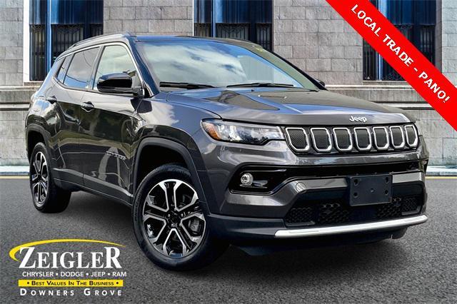 used 2022 Jeep Compass car, priced at $22,405