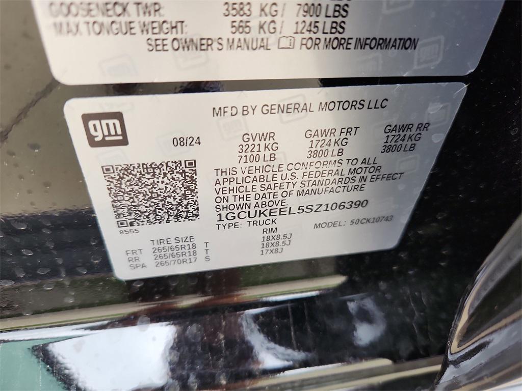 new 2025 Chevrolet Silverado 1500 car, priced at $68,445