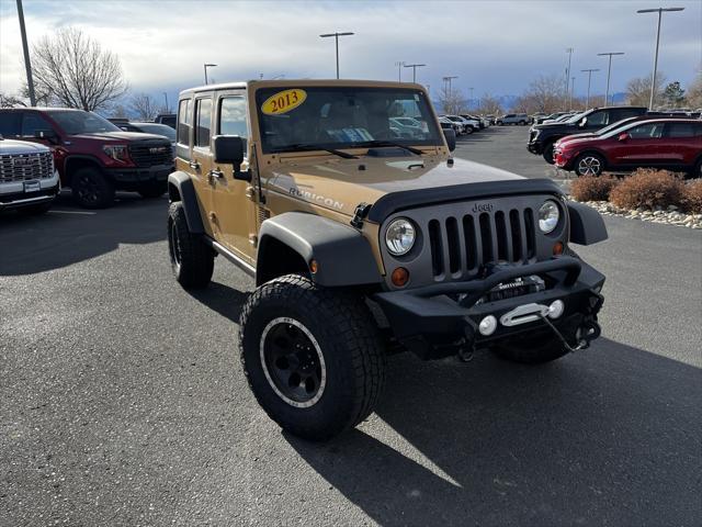 used 2013 Jeep Wrangler Unlimited car, priced at $23,775