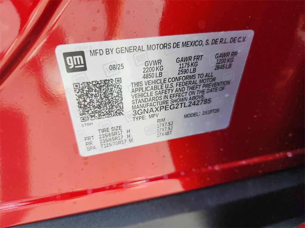 new 2026 Chevrolet Equinox car, priced at $37,630