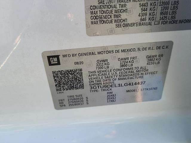 used 2020 GMC Sierra 1500 car, priced at $40,476