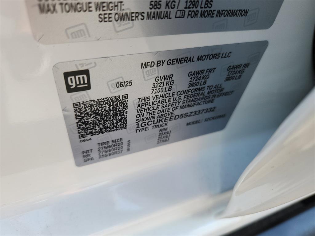 new 2025 Chevrolet Silverado 1500 car, priced at $56,765