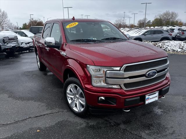 used 2018 Ford F-150 car, priced at $33,775