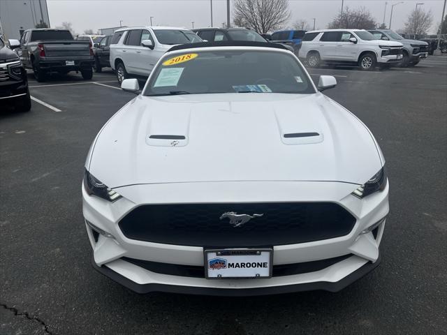 used 2018 Ford Mustang car, priced at $17,275