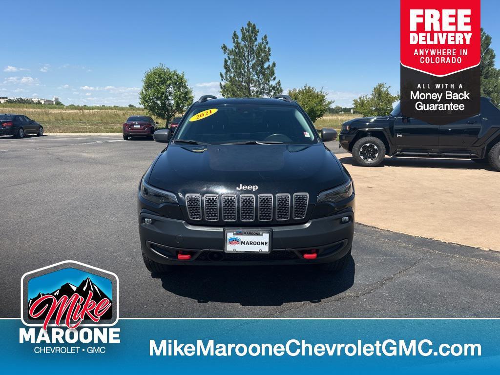 used 2021 Jeep Cherokee car, priced at $24,597