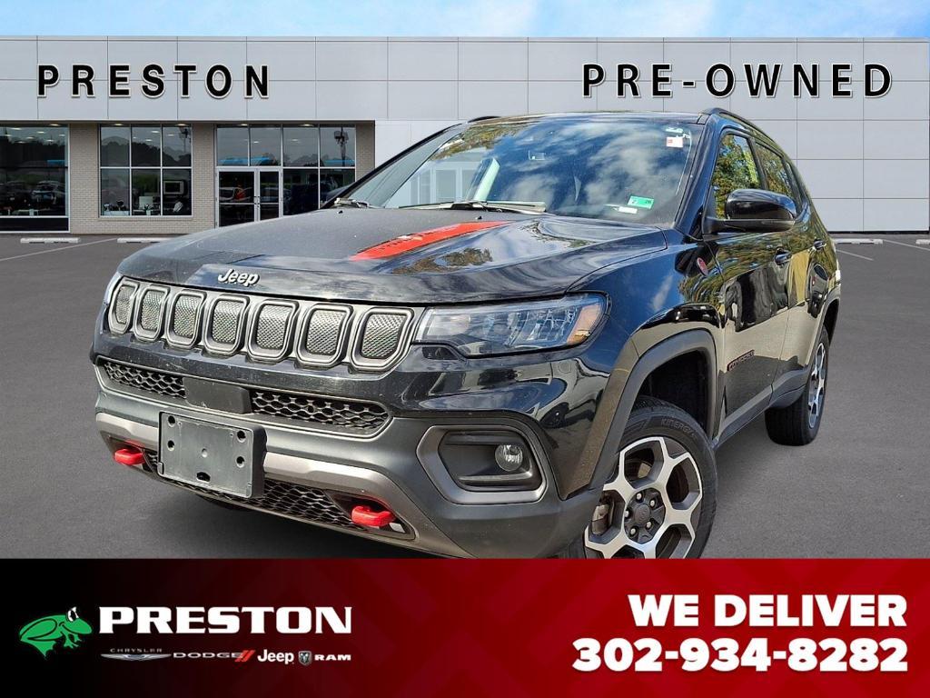 used 2022 Jeep Compass car, priced at $23,150