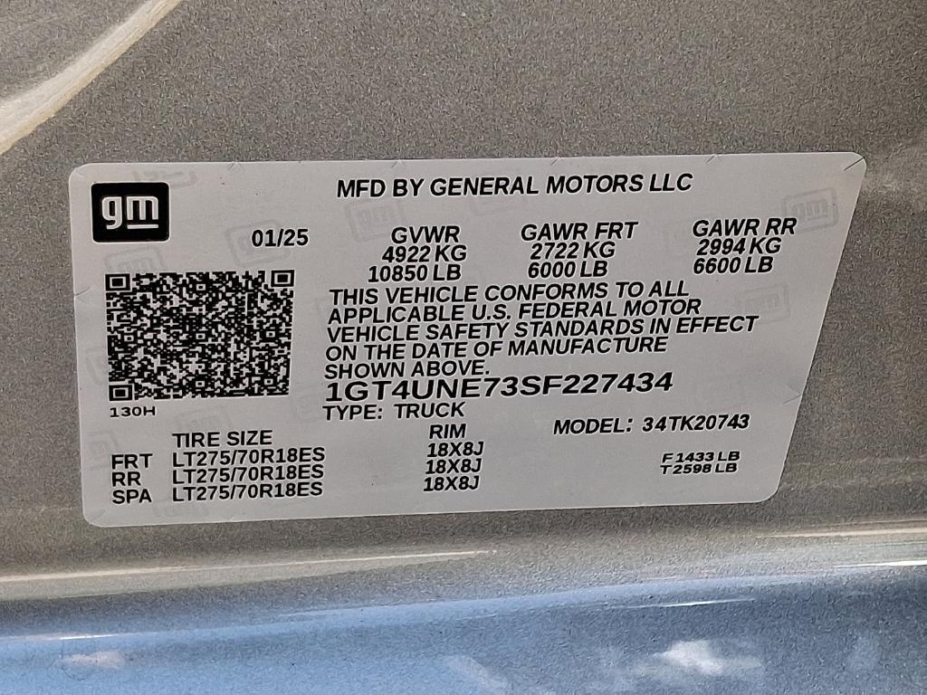 new 2025 GMC Sierra 2500 car, priced at $72,585