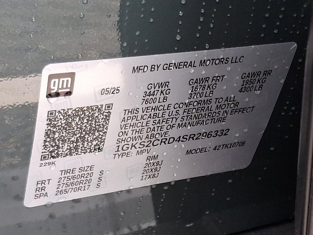 new 2025 GMC Yukon car, priced at $90,335