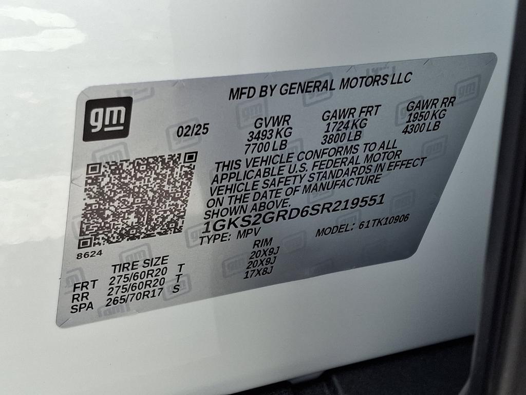 new 2025 GMC Yukon XL car, priced at $79,360