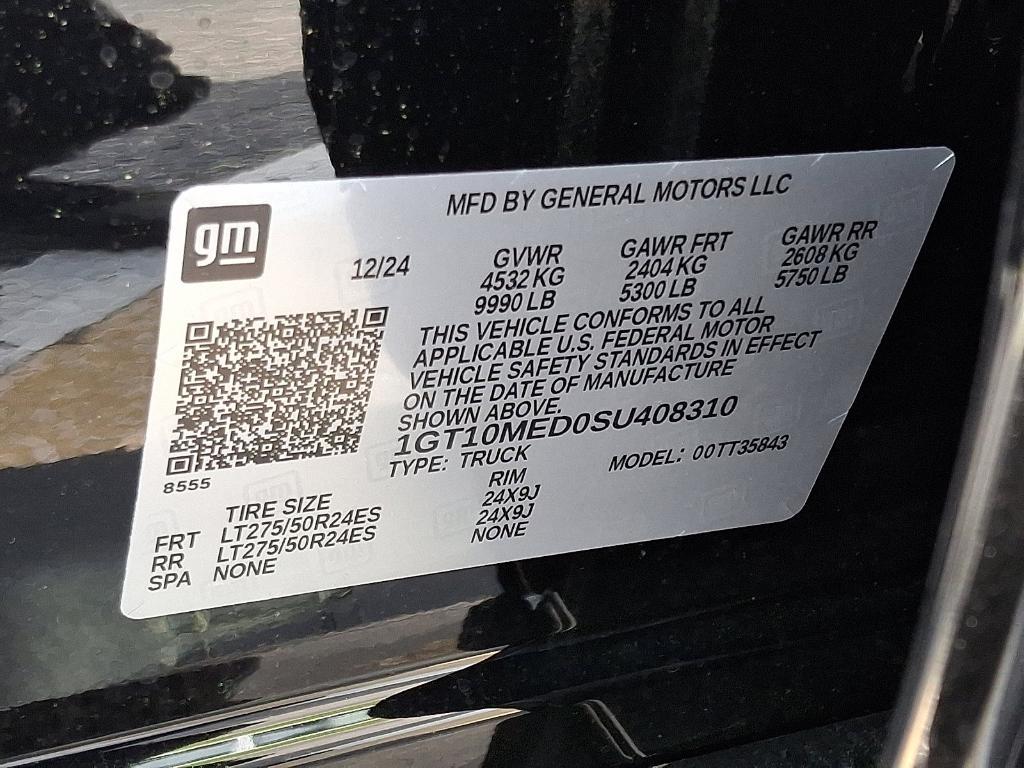 new 2025 GMC Sierra EV car, priced at $92,490