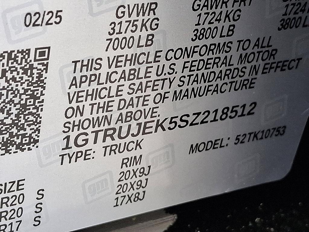 new 2025 GMC Sierra 1500 car, priced at $54,790