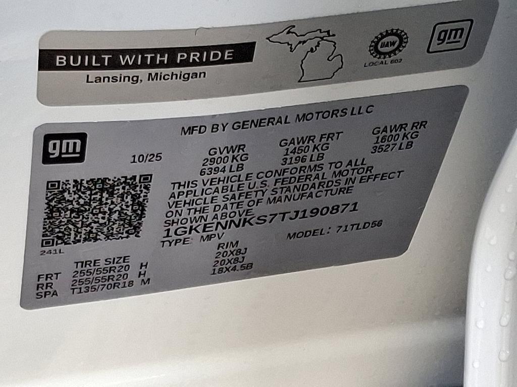 new 2026 GMC Acadia car, priced at $51,382