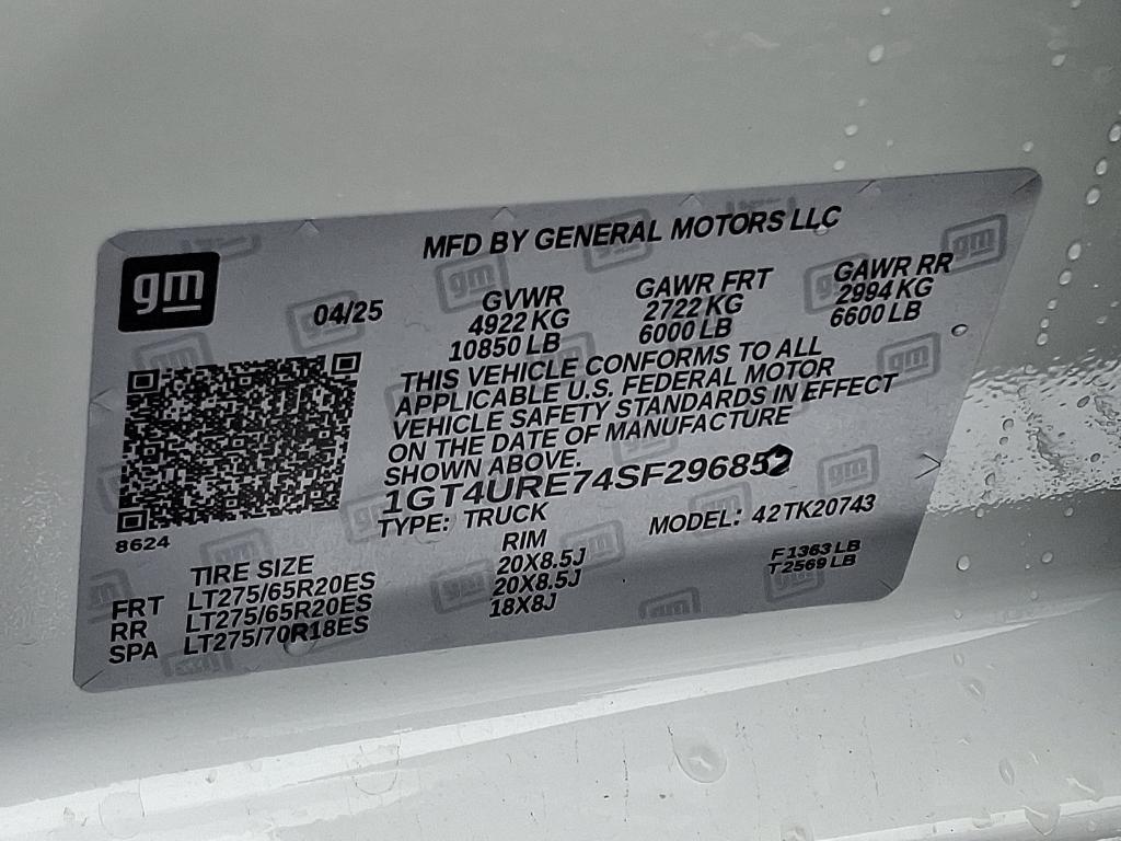 new 2025 GMC Sierra 2500 car, priced at $78,980
