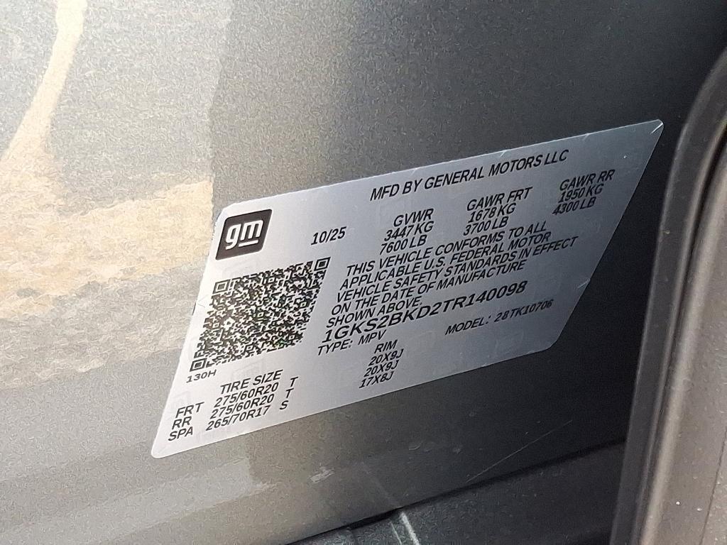 new 2026 GMC Yukon XL car, priced at $86,100