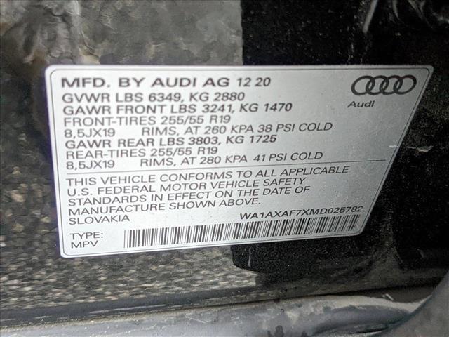 used 2021 Audi Q7 car, priced at $35,998