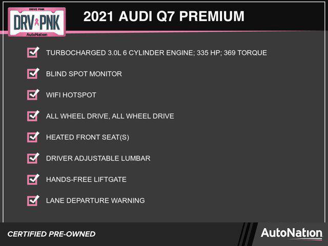 used 2021 Audi Q7 car, priced at $35,489