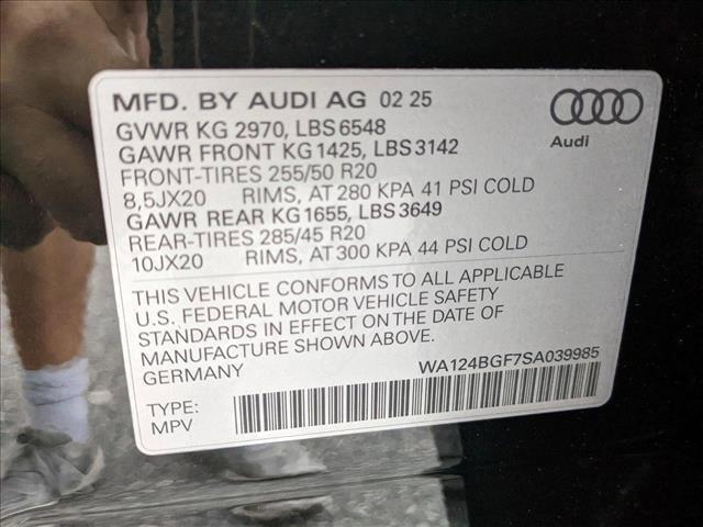new 2025 Audi Q6 e-tron car, priced at $72,229