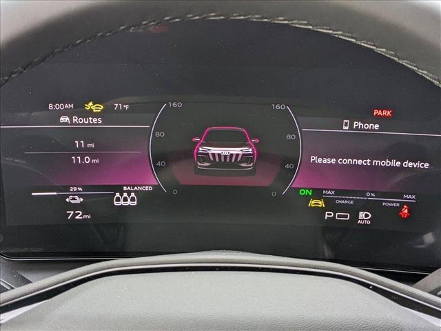 new 2025 Audi Q6 e-tron car, priced at $72,229