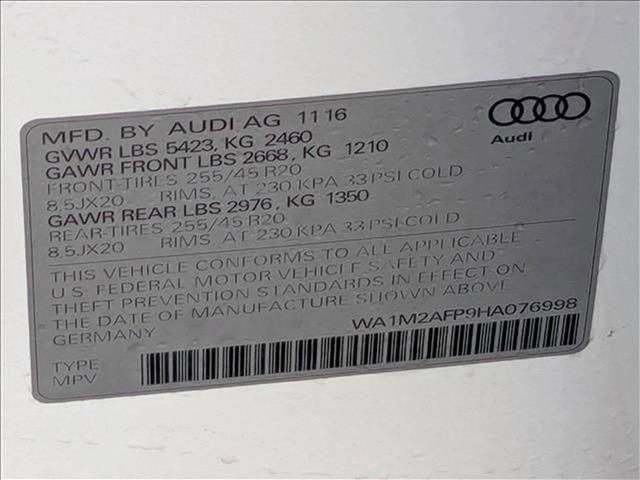 used 2017 Audi Q5 car, priced at $14,995