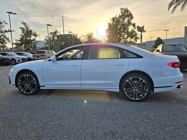 new 2025 Audi A8 car, priced at $106,975