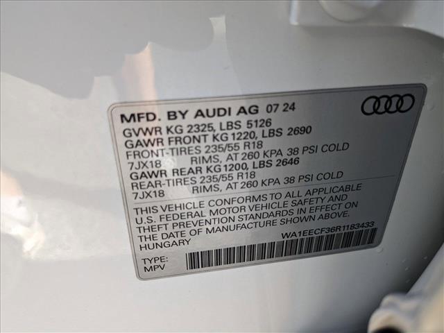 new 2024 Audi Q3 car, priced at $43,740