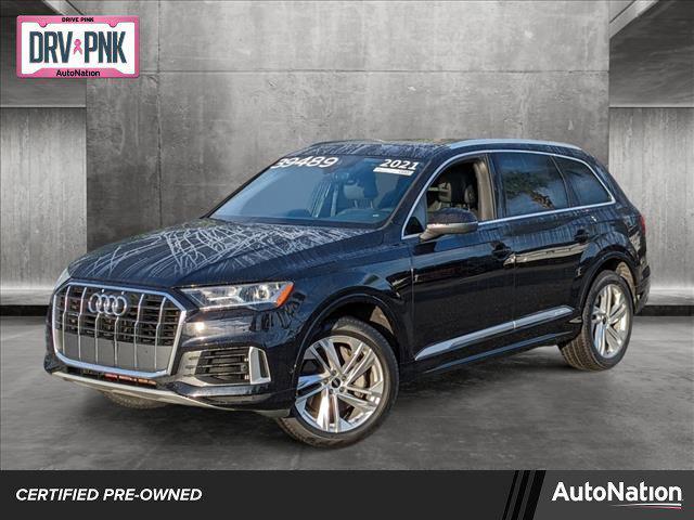 used 2021 Audi Q7 car, priced at $38,998