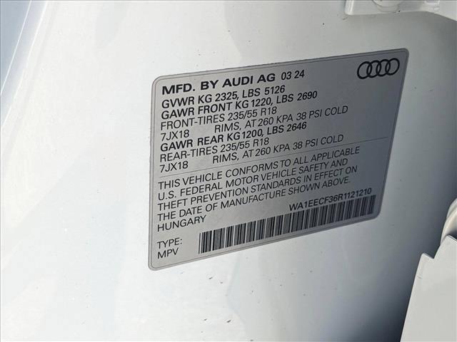 new 2024 Audi Q3 car, priced at $40,600