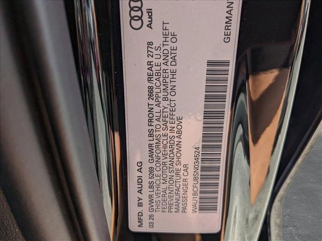 new 2025 Audi A5 car, priced at $53,685