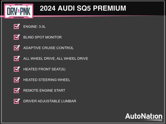 new 2024 Audi SQ5 car, priced at $57,712