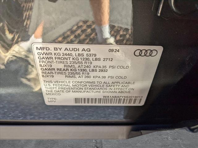 new 2025 Audi Q5 car, priced at $50,485