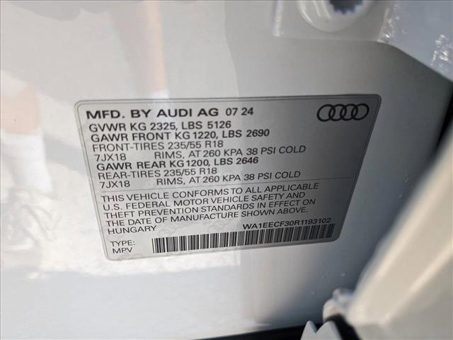 new 2024 Audi Q3 car, priced at $40,889