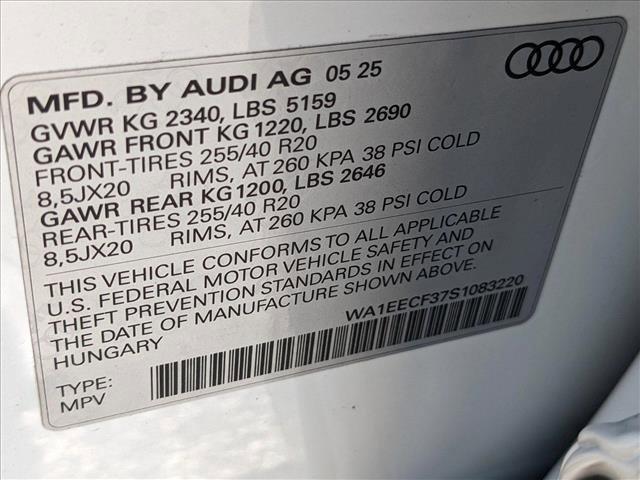 new 2025 Audi Q3 car, priced at $50,000