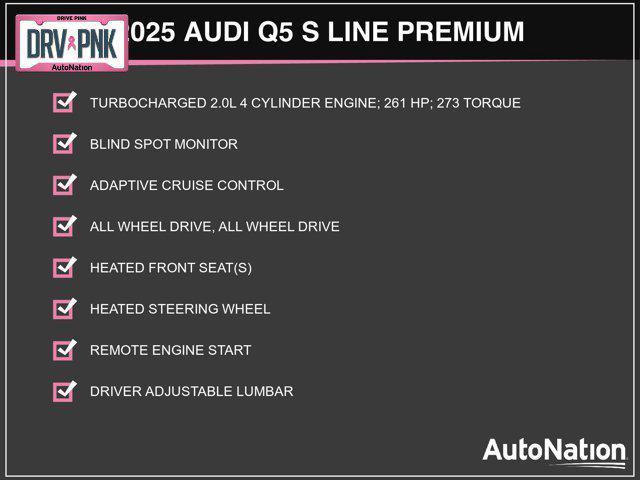 new 2025 Audi Q5 car, priced at $53,650