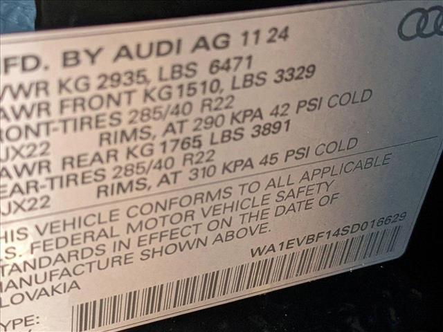 new 2025 Audi Q8 car, priced at $86,615