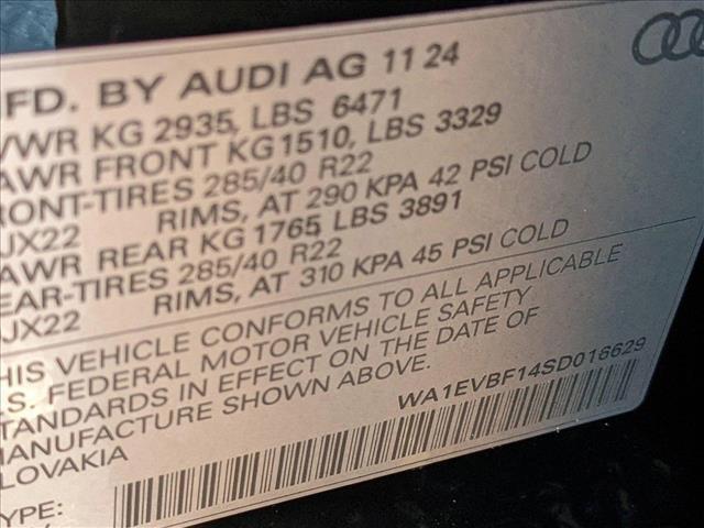 new 2025 Audi Q8 car, priced at $86,615
